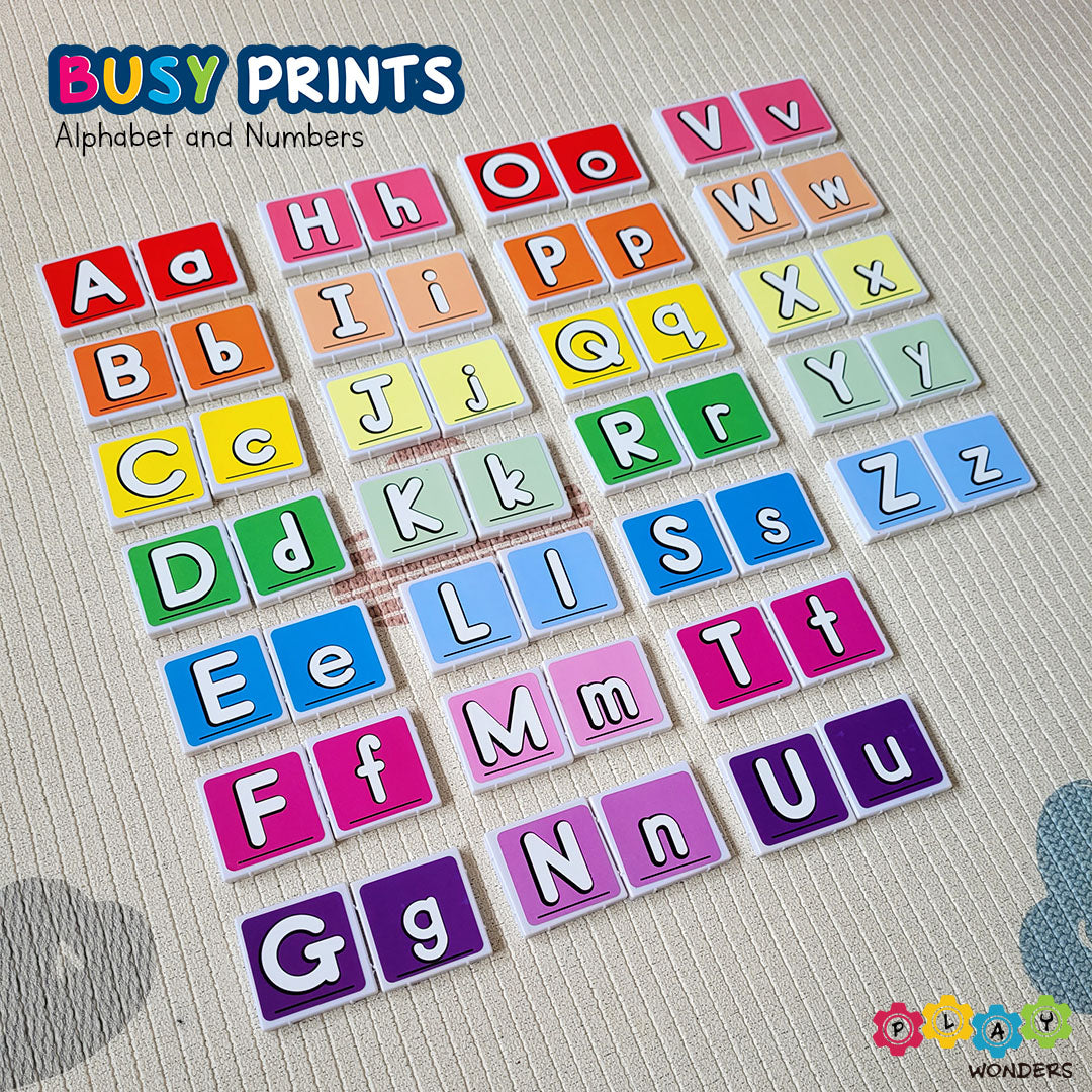 Busy Prints Series 1 - Alphabet & Numbers Bundle A