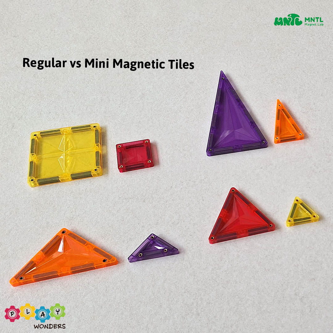 MNTL Mini Magnetic Tile Toy Set (32 Pieces)