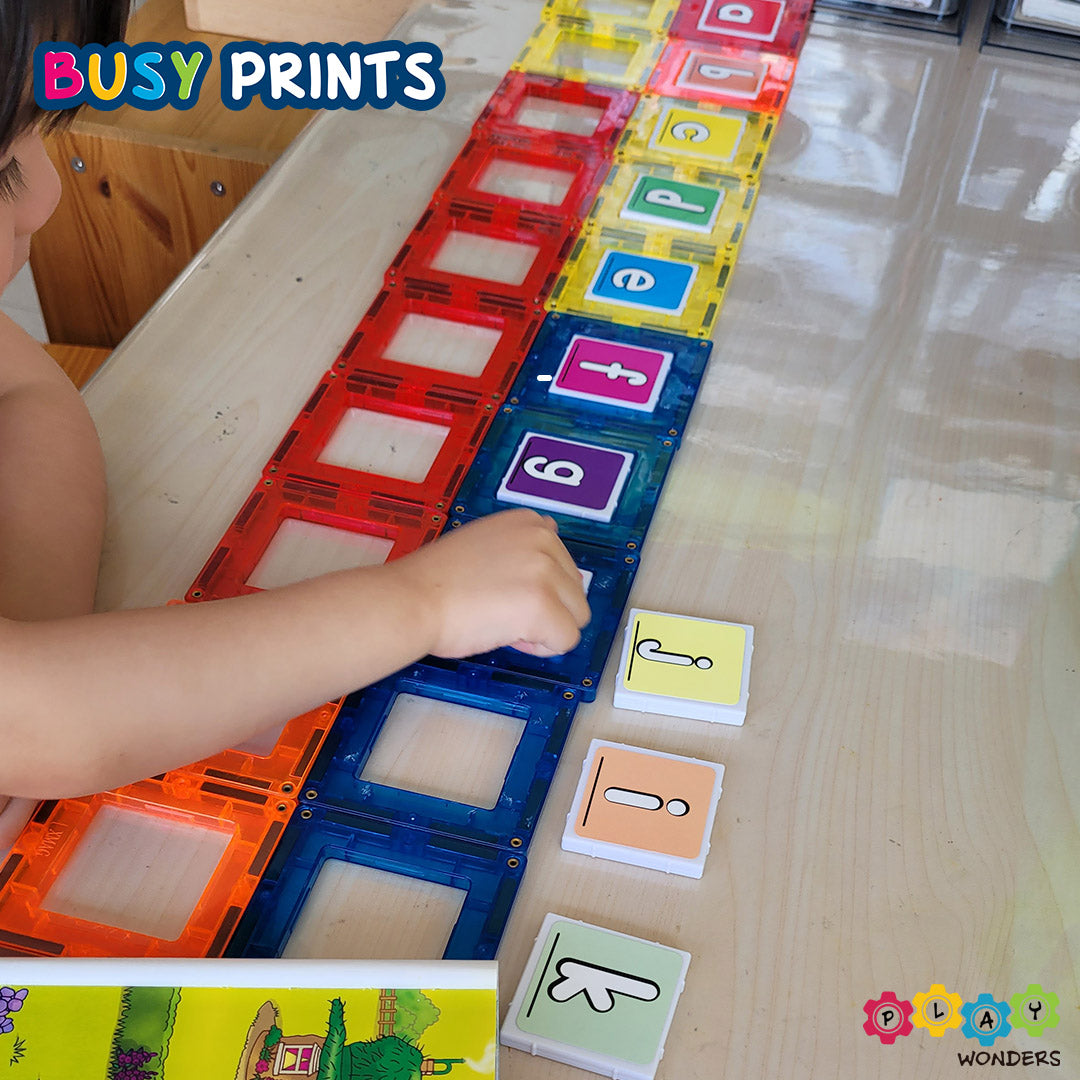 Busy Prints Series 1 - Alphabet & Numbers (Stickers only)