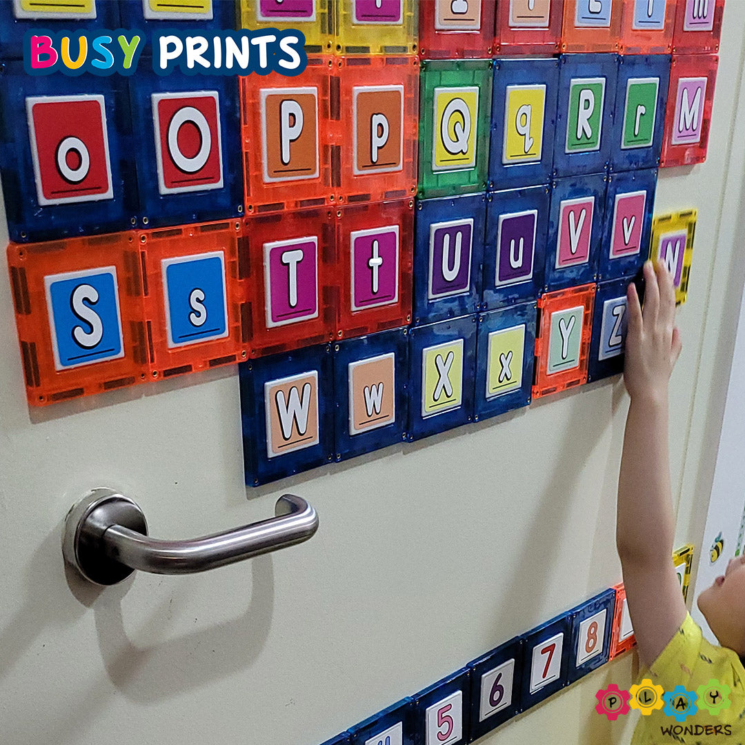 Busy Prints Series 1 - Alphabet & Numbers (Stickers only)