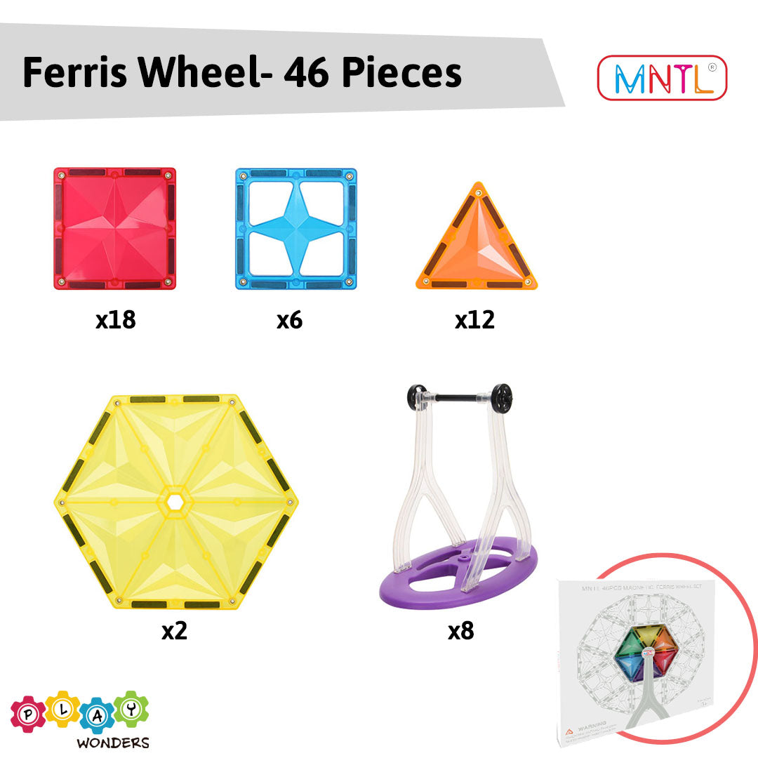 MNTL- Ferris Wheel Toy Set (46 Pieces)