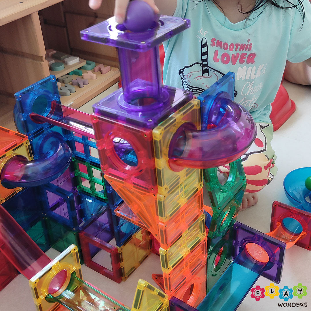 MNTL- Magnetic Marble Run (100 Pieces)