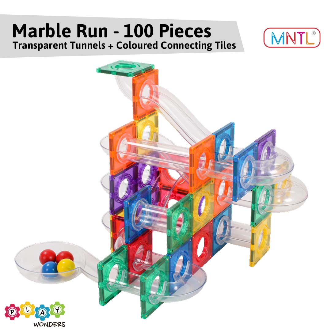 NATIONAL GEOGRAPHIC Magnetic Marble Run - 75-Piece