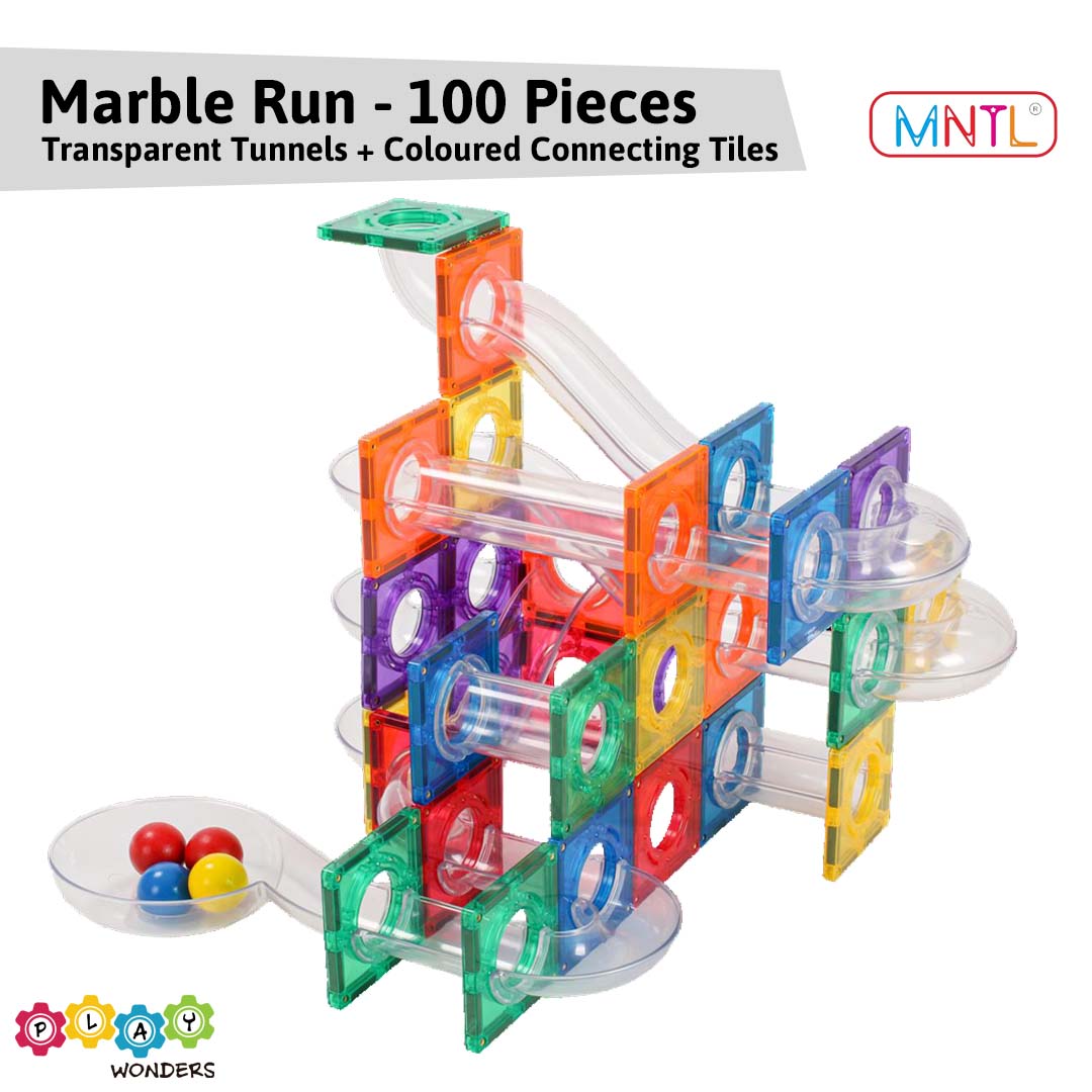 MNTL- Magnetic Marble Run (100 Pieces)