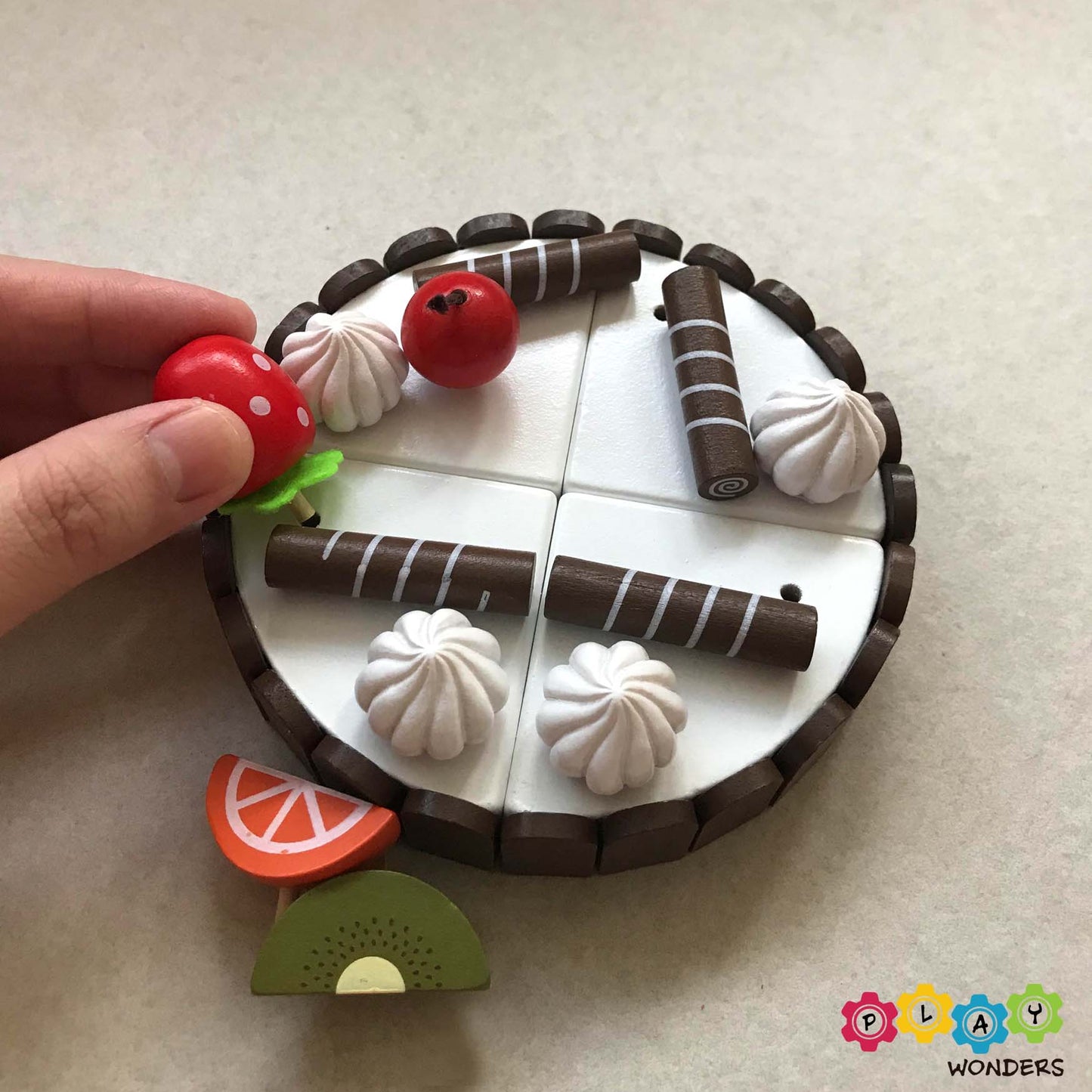 Magnetic Wooden Chopping Toys (Premium Set - Assorted Food, Fruits and Vegetables)