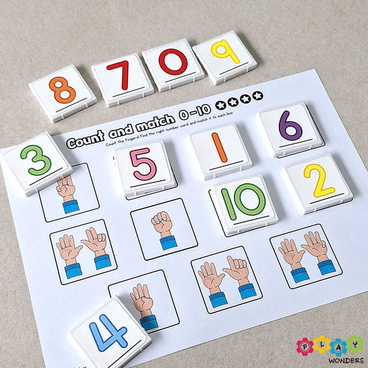 Printable: Count and Match (0 to 10)