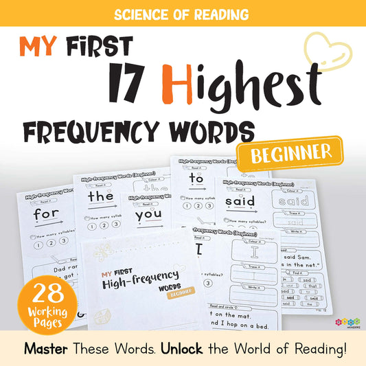 Printable: High Frequency Words (Beginner)