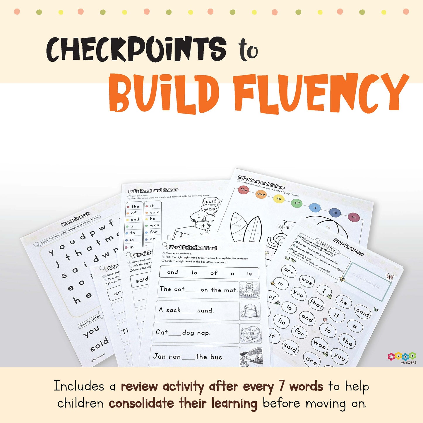 Printable: High Frequency Words (Beginner)