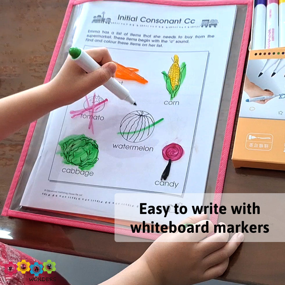 Reusable Tracing Folder (Sets of 5 folder) – Play Wonders