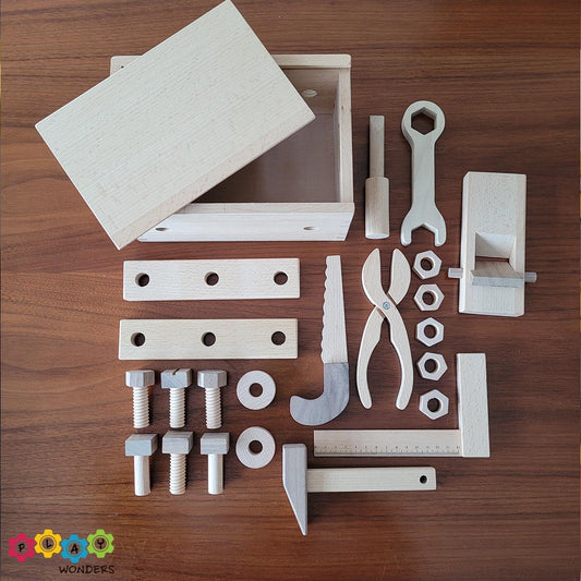 Wooden Construction Set Toys