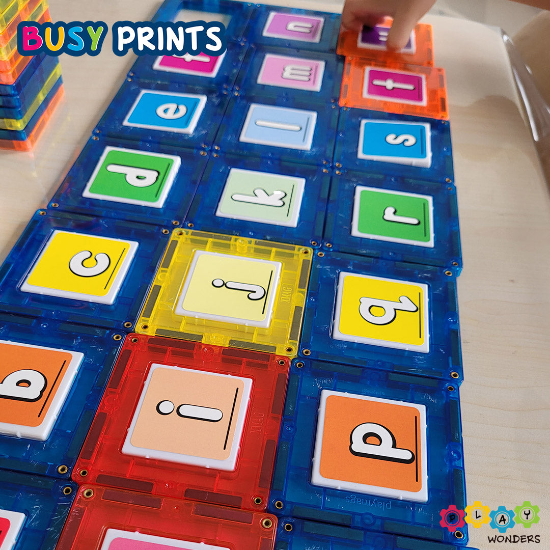Busy Prints Series 1 - Alphabet & Numbers (Stickers only)