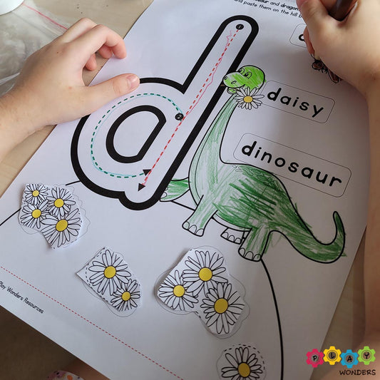 Printable: Letter A-Z Tracing, Colouring and Craft