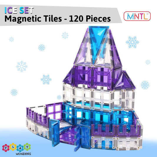 MNTL - Magnetic Tiles ICE SET (120 Pieces)