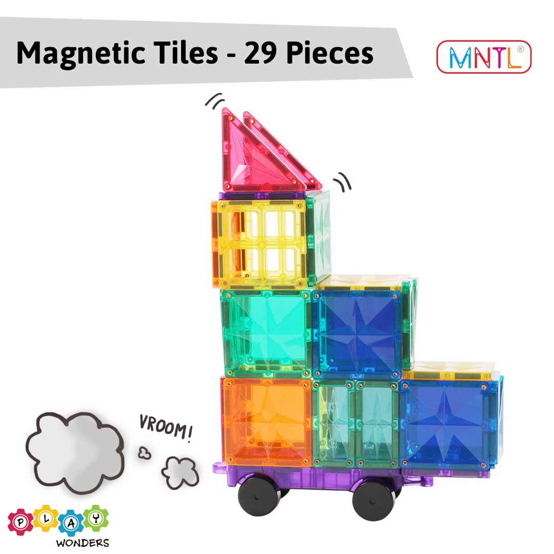 MNTL- Magnetic Tiles (29 Pieces)
