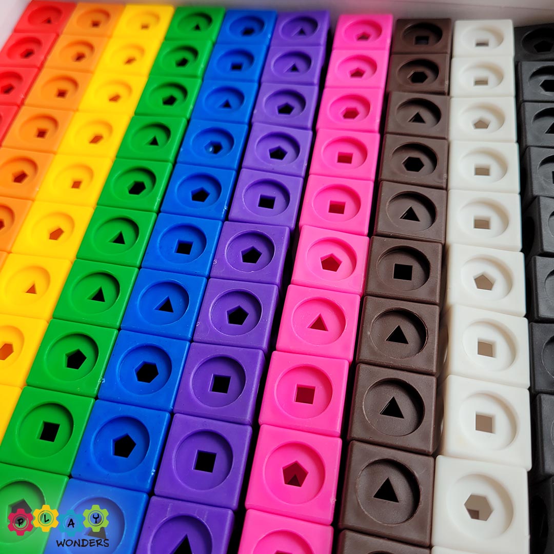 Math Link Cubes (144 Pieces) – Play Wonders