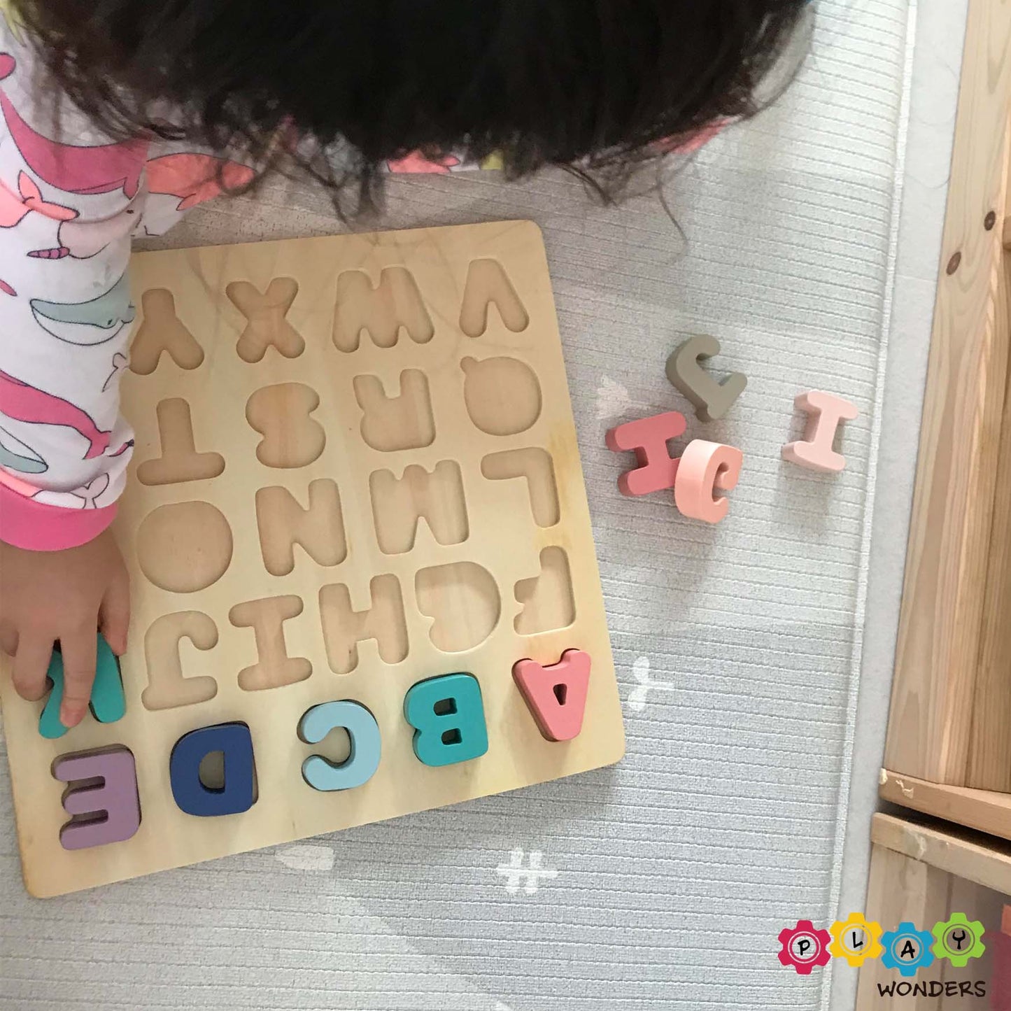Babycare Wooden Alphabet Puzzle Board
